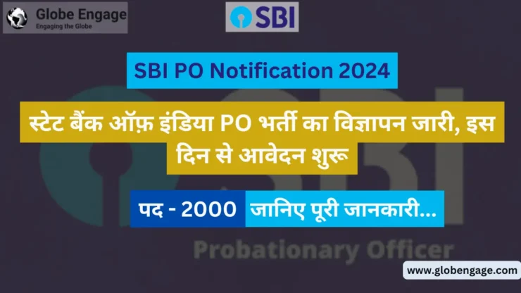 SBI PO Notification 2024