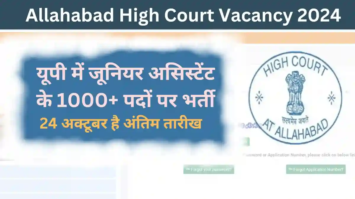 Allahabad High Court Vacancy 2024